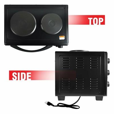 Upgraded NutriChef Turkey Roaster Thanksgiving Rotisserie Cooker Countertop Broi