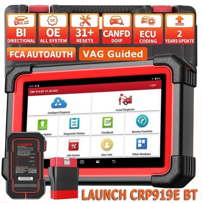2024 LAUNCH CRP919EBT Pro Bluetooth Auto Car Diagnostic Full System Scanner TPMS