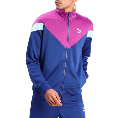 

Puma Iconic Mcs Full Zip Track Jacket Mens Size  Повседневная спортивная верхняя одежда 53, Синий, Puma Iconic Mcs Full Zip Track Jacket