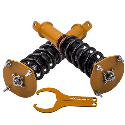 Front Air to Coil Springs Conversion Kit for Lincoln Mark VIII 93-98 Adj. Height