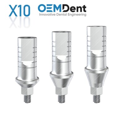 x10 Straight Shoulder Abutment Conical Connection RP Nobel Active ️ Compatible