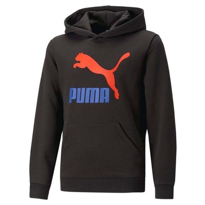 Puma Classics Logo Pullover Hoodie Youth Boys Size M Повседневная спортивная верхняя одежда