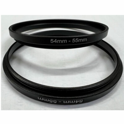 Metal Stepping Ring Step UP 54-55mm 54mm-55mm 54 to 55 54-55 adapter USA NEW 