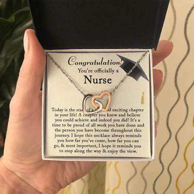 Nurse Necklace Nursing Graduation Gift Future Nurse Jewelry RN