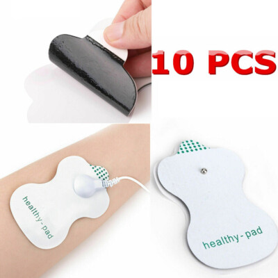 10/20pcs Snap On Replacement Pads Pulse Therapy Massager & Electrode Tens Unit