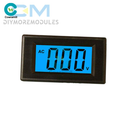 Digital Voltmeter Panel 2-wire AC 80-500V LCD Digital Alternating Voltage Meter