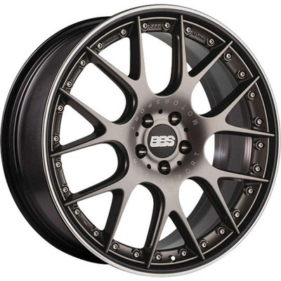 BBS CH-RII 21x9.5 5x112 ET30 PFS Platinum Center Black Rim SS Rim Wheel
