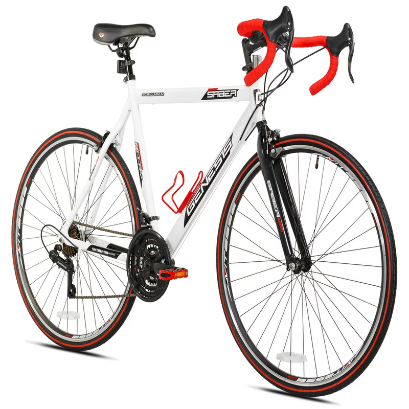 Genesis 700C Saber Men'S Road Bike, Medium, White