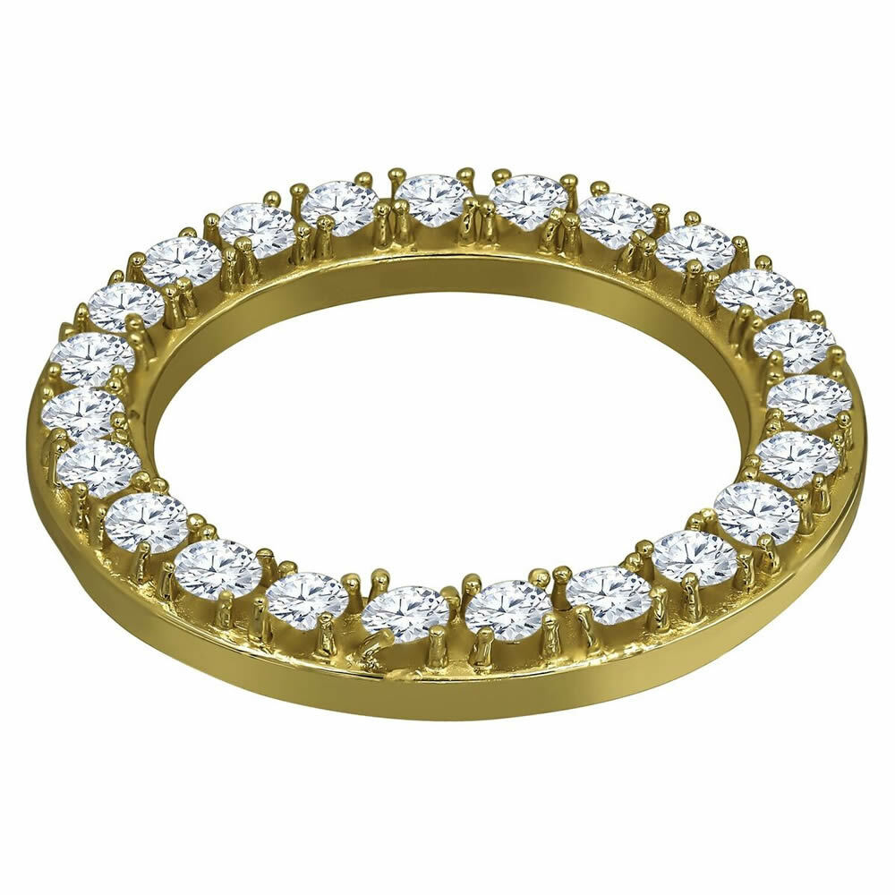 Solid Steel 3.00 Ct Round Lab Diamonds Bezel Rolex DateJust & DayDate 30mm Watch