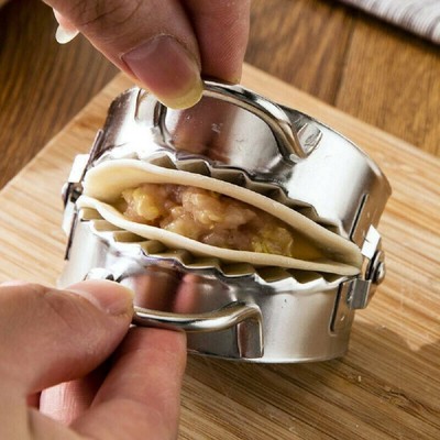 Stainless Steel Dumpling Maker Dough Cutter Ravioli Empanada Press Mold Pastry
