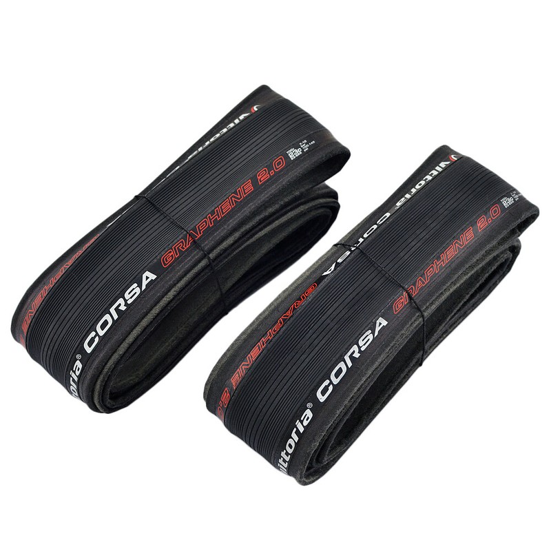 未使用 VITTORIA CORSA GRAPHENE 2.0 700×23C Vittoria CORSA G2.0 GRAPHENE Clincher Tire 700x23C , Black