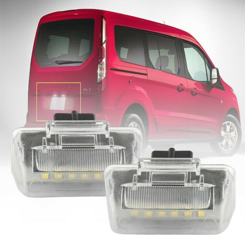 For Ford Transit LED License Plate Light Rear Number Plate Lamp MK6 MK7