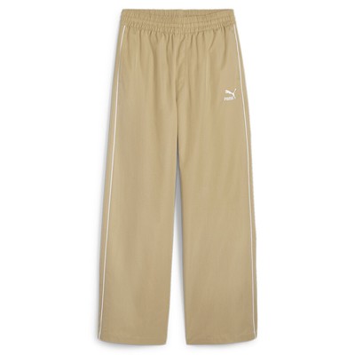 Спортивные брюки Puma T7 свободного кроя Женские бежевые повседневные спортивные брюки 62421683