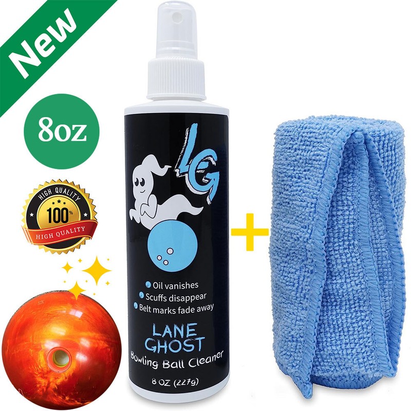Bowling Ball Cleaner Spray For Oil Scuffs Belt Marks Restore Tack USBC Approved