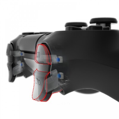 Tactile Version Clicky Hair Trigger Kit for P S 4 Controller Shoulder Buttons
