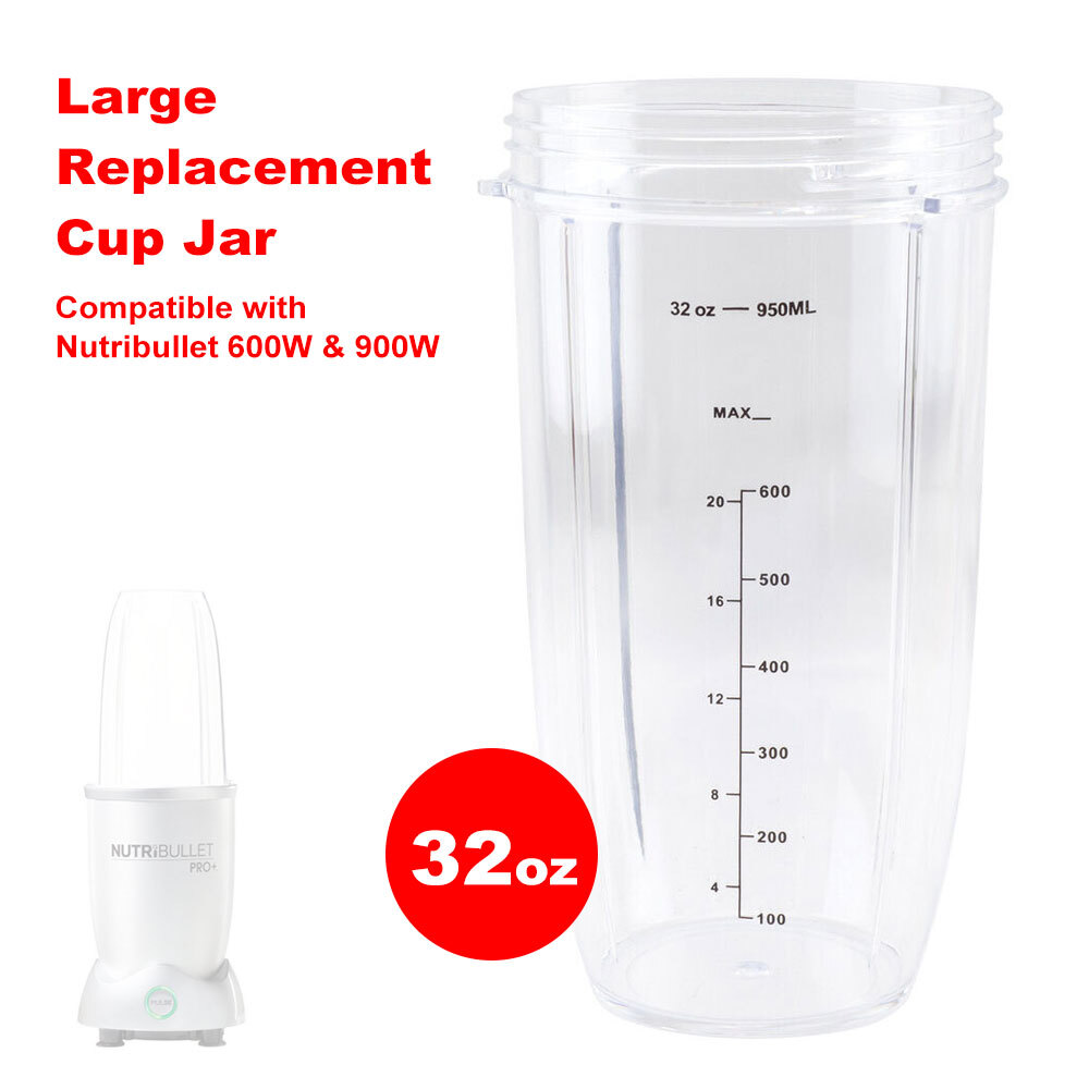 New Blenpar 32oz Large Replacement Cup Compatible with Nutri
