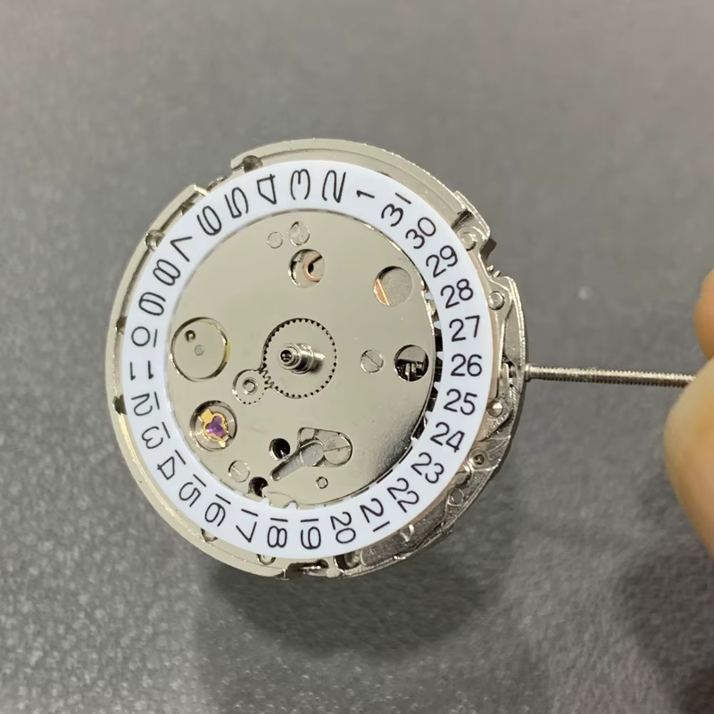 2813 Watch Movement 3 Hands Single Calendar Automatic Mechanical