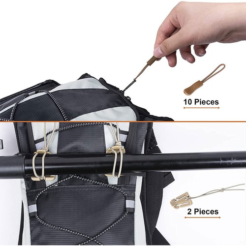 2pc Backpack Chest Strap Heavy Duty Adjustable Backpack Sternum Strap Chest belt