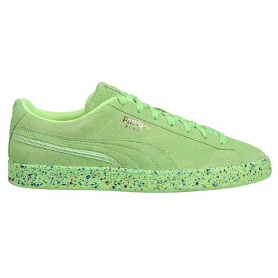 

Puma Suede Mono Triplex Lace Up Mens Size 7.5 M Sneakers Повседневная обувь 387018-01, Зеленый, Puma Suede Mono Triplex Lace Up