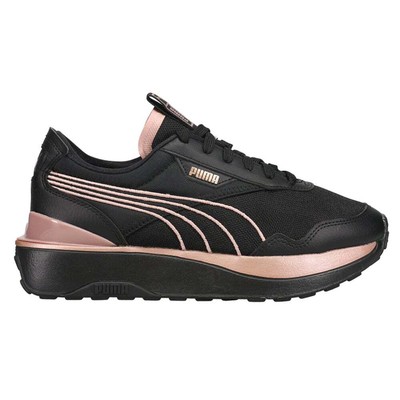 Повседневная обувь Puma Cruise Rider Metallic Womens Black Sneakers 381615-04