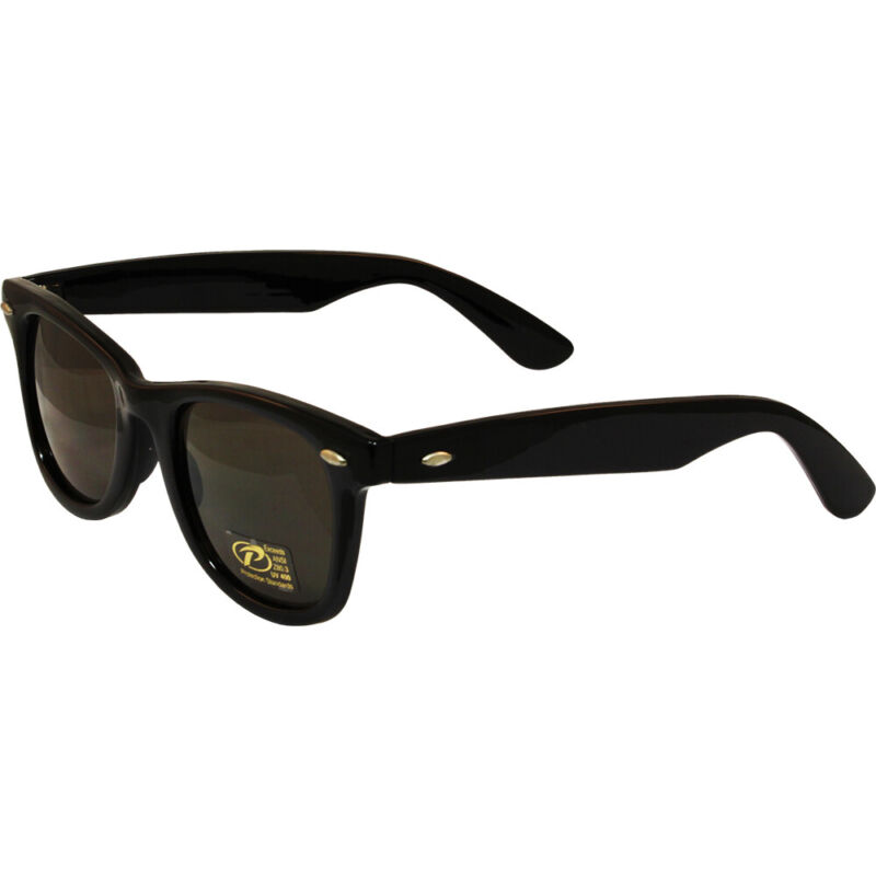 Blues Brothers Sunglasses for Men By Pcsun Z80.3 Safety-Rated Black Frame w/