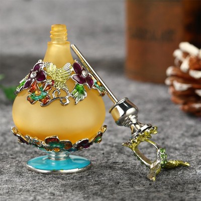 1pc Hummingbird/Butterfly Empty Perfume Bottle Essential Oil Cosmetic Container