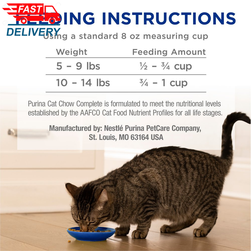 Purina Cat Chow Complete Dry Cat Food, 20 Lb Bag 🐱🐱🐱