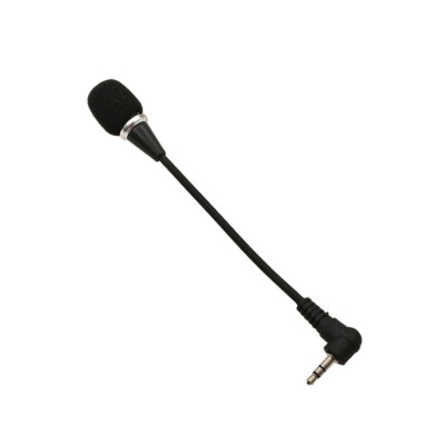 Black Handheld Mini 3.5mm Stereo Mic Audio Microphone For Mobile Phone Laptop PC