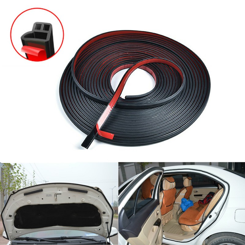 Trim Moulding Hood Car Auto Door Edge L Shape Rubber Seal Weatherstrip