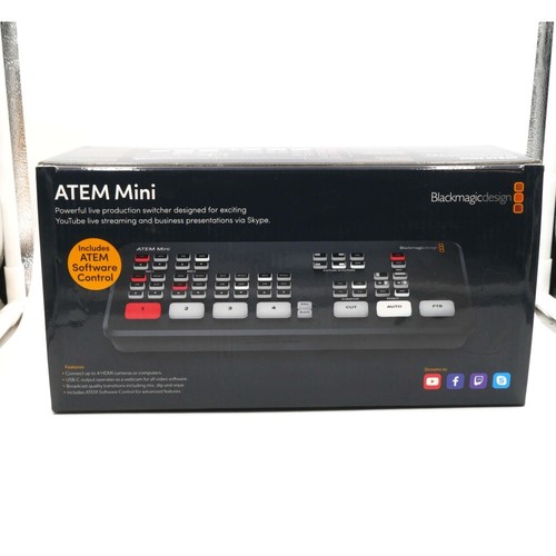 Blackmagic Design ATEM Mini HDMI Live Stream Switcher **OPEN Blackmagic Design ATEM Mini HDMI Live Stream Switcher **OPEN