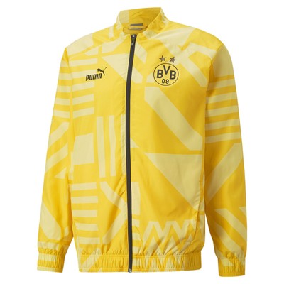 Мужская куртка на молнии Puma Bvb Prematch, размер XXL, Повседневная спортивная верхняя одежда 76765