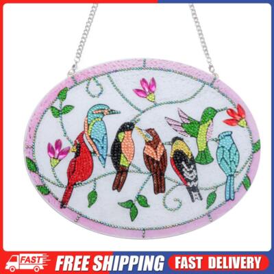 DIY Gem Pendant Single-sided Crystal Diamond Pendant Arts Craft Acrylic for Gift