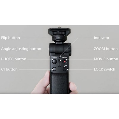Sony Vlogger Kit ACCVC1 GP-VPT2BT Shooting Grip with Wireless Remote Commander +