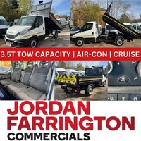 2023 72 reg IVECO DAILY ULEZ RWD SRW SINGLE CAB STEEL BODY TIPPER WITH AIR-CON