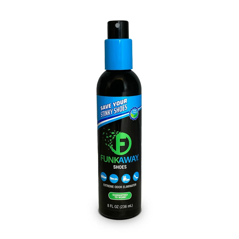 Funkaway Odor Eliminating Spray for Shoes, Skates, Work Boots & More, 8 Oz., Ex