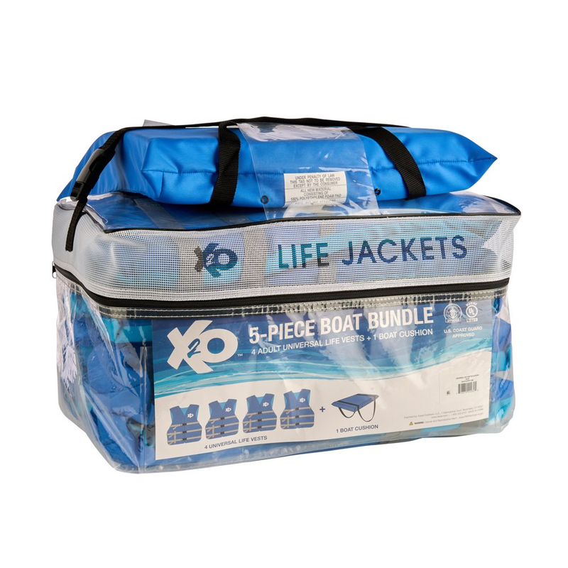 4 Pk Plus Throwable Boat Cushion In Blue