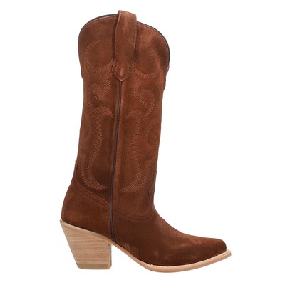 Pre-owned Ferrini Quinn Snip Toe Cowboy Womens Brown Casual Boots 8486106
