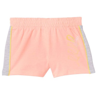 

Puma Rebel Pack Ctn French Terry Short Kids Girls Розовые спортивные повседневные штаны 8, Розовый, Puma Rebel Pack Ctn French Terry Short Kids