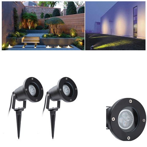 10X LED Gartenstrahler Bodenleuchte Wegbeleuchtung Außenleuchte Strahler Garten