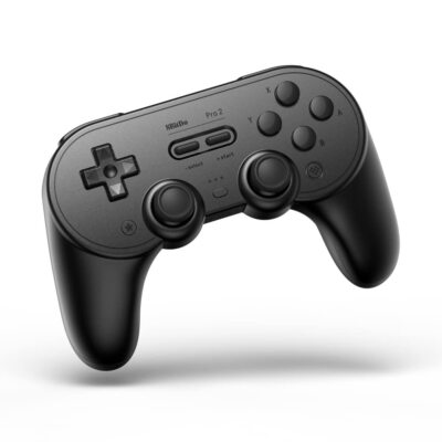 8BitDo Pro 2 Bluetooth Wireless Controller for Switch, PC, Android, Steam Black