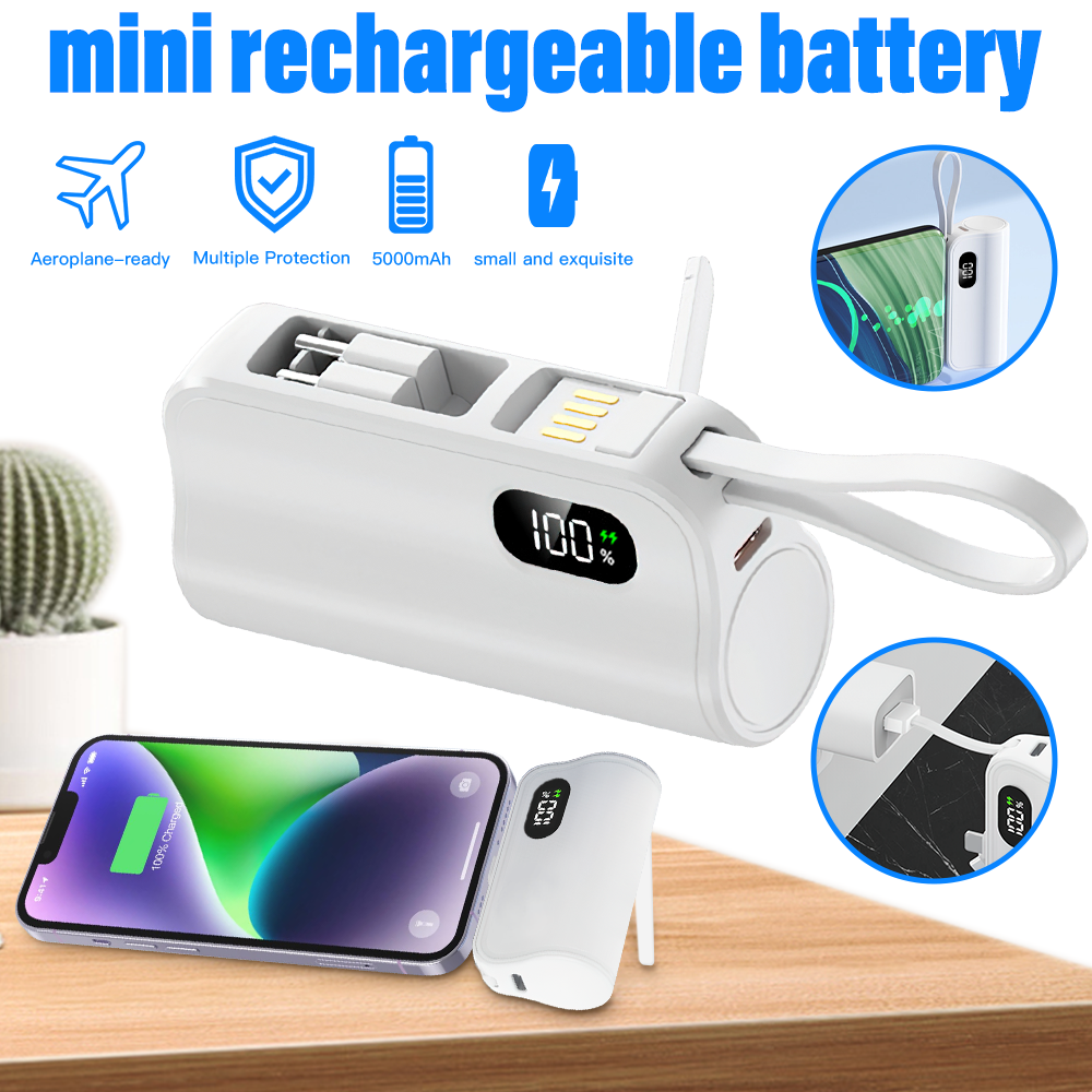10000mAh Portatil Mini Cargador Power Bank Para iPhone Android Celulares Bateria