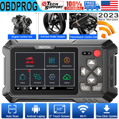 MOTO 100 All System Motorcycle OBD2 Scanner Diagnostic TooL ECU ABS TPMS EPB Oil