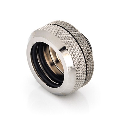 Bitspower G1/4'' Enh Multi-Link Fitting, 16mm OD, Black Sparkle