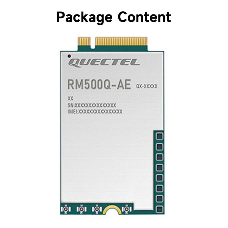 Quectel RM50x Series 5G Sub-6 GHz Module M.2 Form Factor