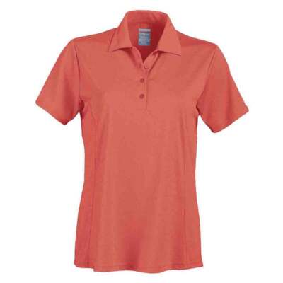 

Page - Tuttle P2013-PUN Solid Heather Рубашка с коротким рукавом женская повседневная для гольфа, Оранжевый