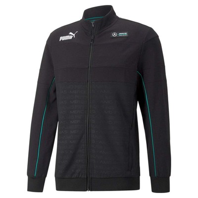 

Puma Mapf1 Sds Full Zip Track Jacket Мужская черная повседневная спортивная верхняя одежда 534890, Черный, Puma Mapf1 Sds Full Zip Track Jacket