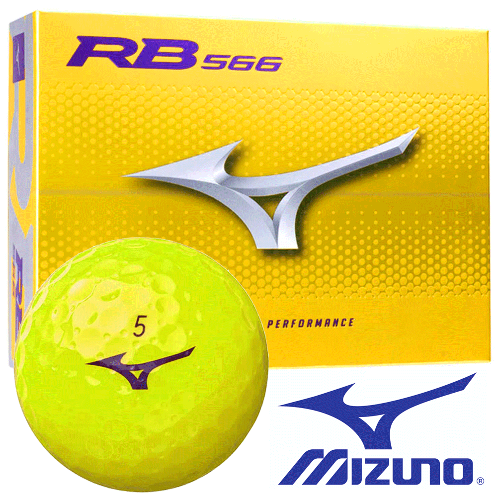 mizuno yellow golf balls
