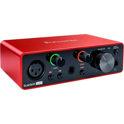 Focusrite Scarlett Solo USB Audio Interface (Gen 3)