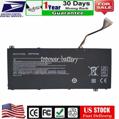Battery AC14A8L 11.1V FOR Acer V15 Nitro Aspire SP314-51 VN7-591G VN7-572 N17W5