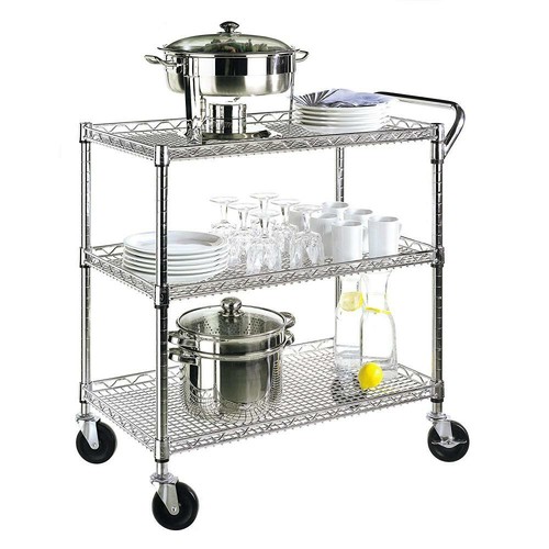 Seville Classics Industrial All-Purpose Utility Cart, NSF Listed